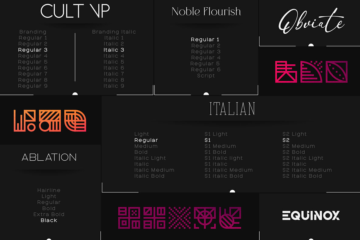 Font Starter Pack Tier 1 Part 1 2