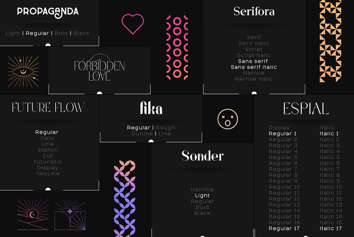 Font Starter Pack Tier 1 Part 2 3