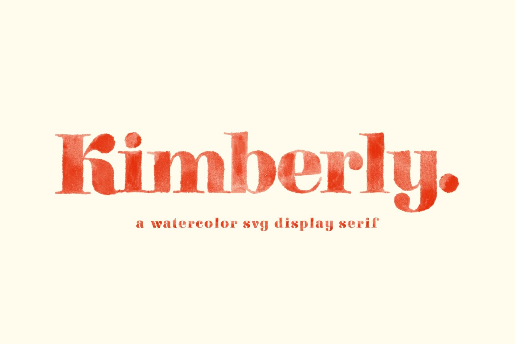 Kimberly Watercolor SVG 1