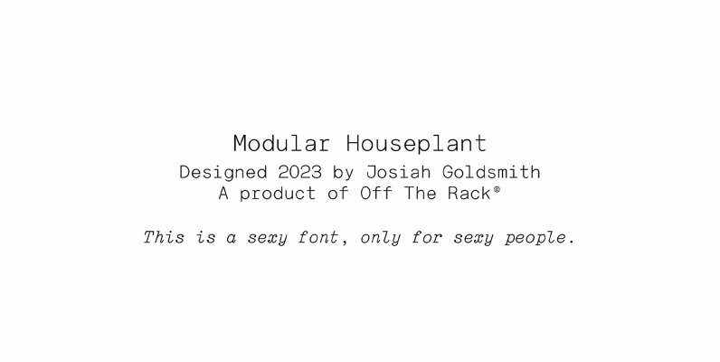 Modular Houseplant