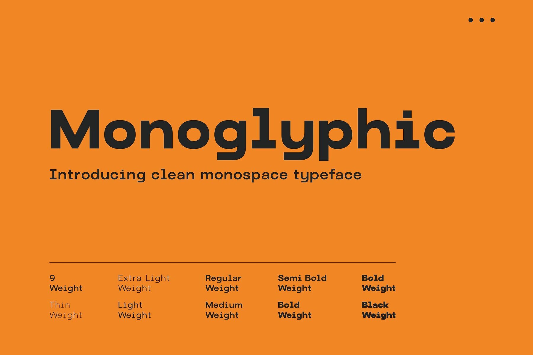Monoglyphic 1