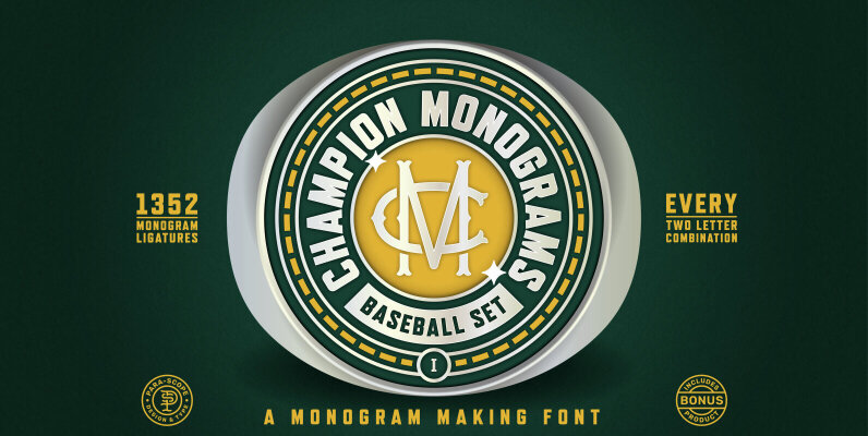 Champion Monograms Baseball 1