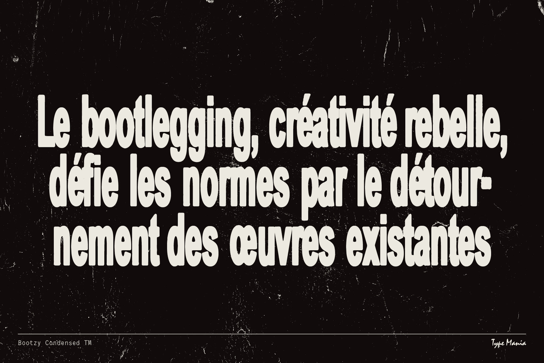 Bootzy Condensed TM 9