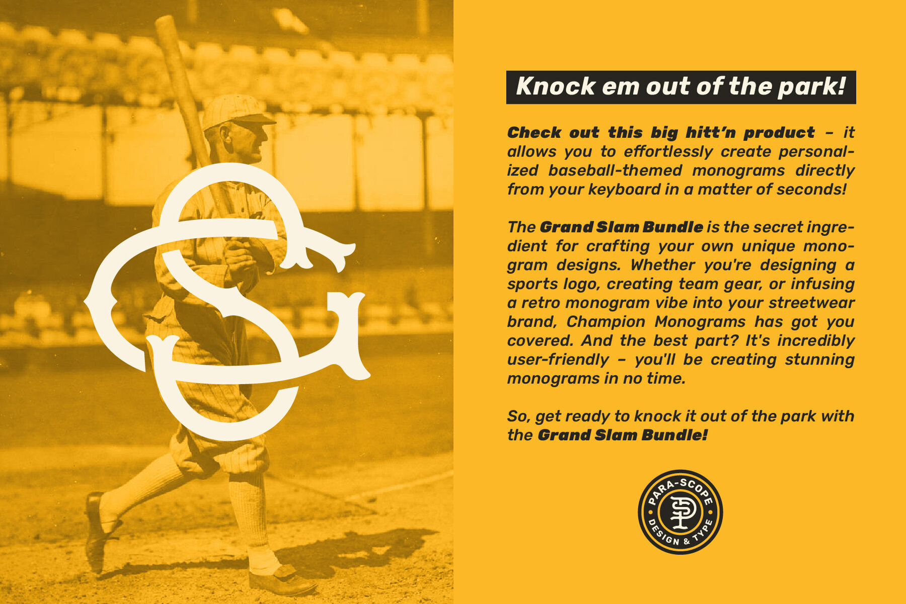 Champion Monograms Grand Slam Bundle 2