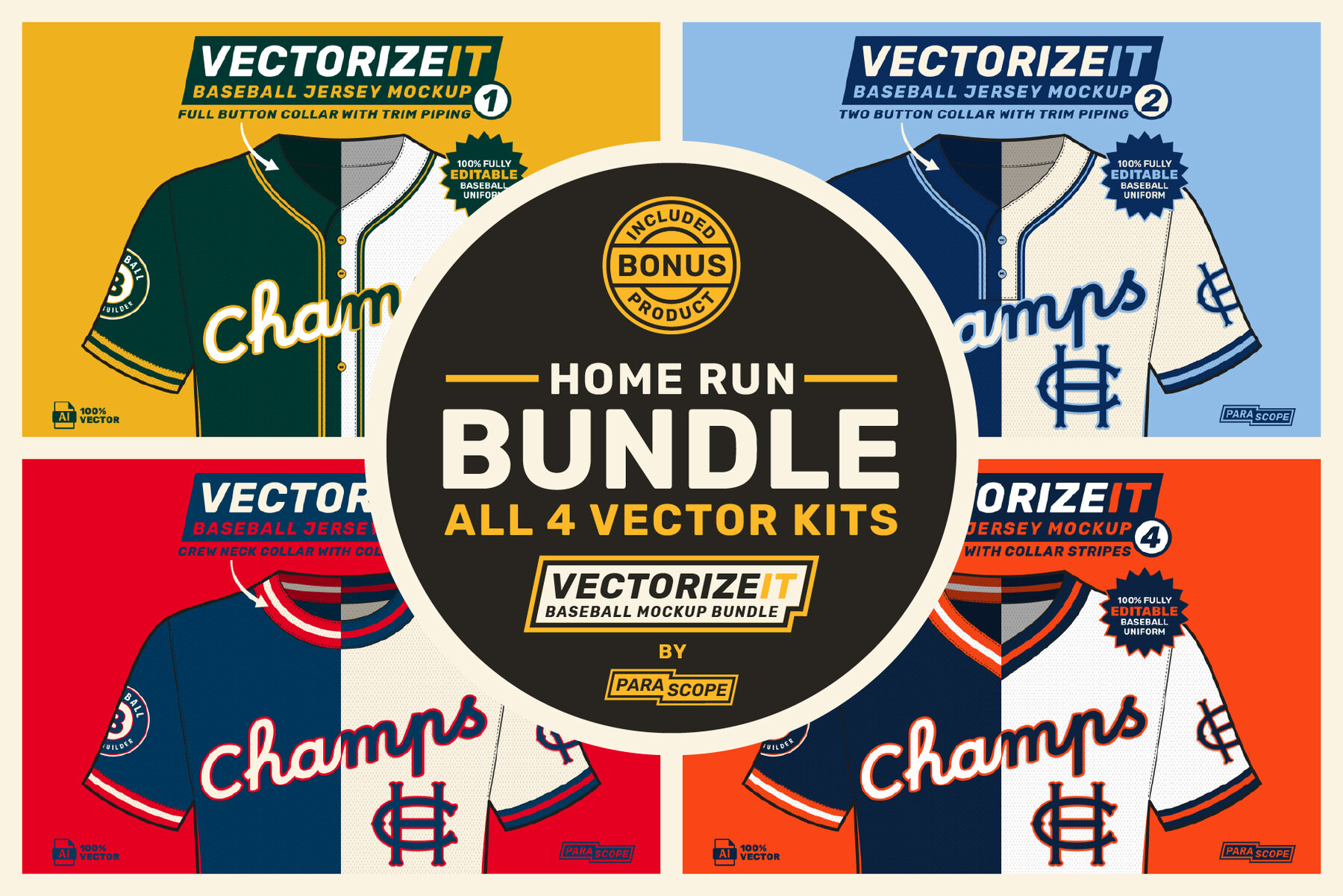 Champion Monograms Grand Slam Bundle 7