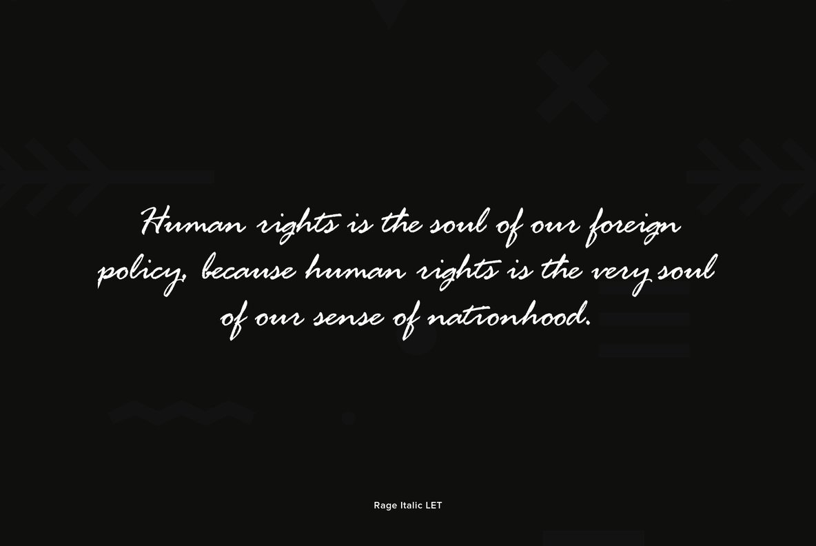 Rage Italic Rage Italic