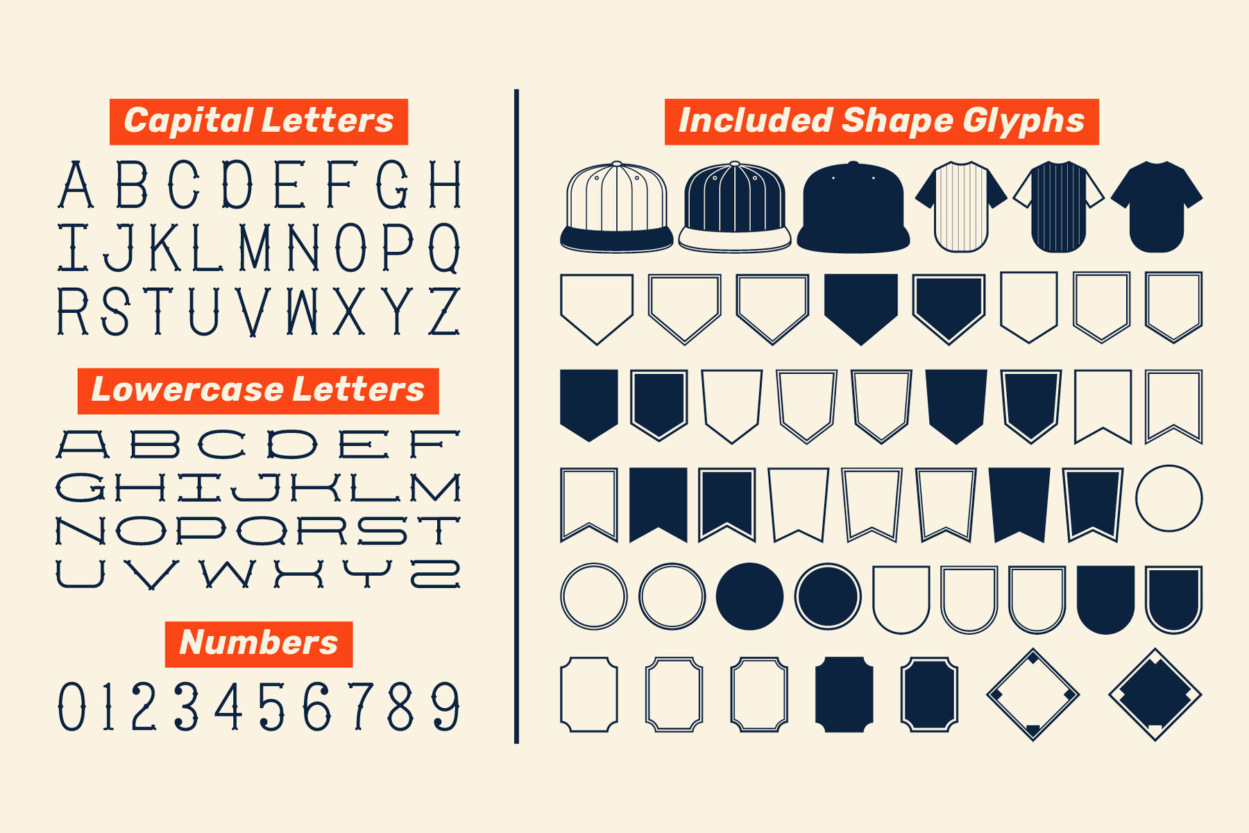 Champion Monograms Font Baseball 4 6
