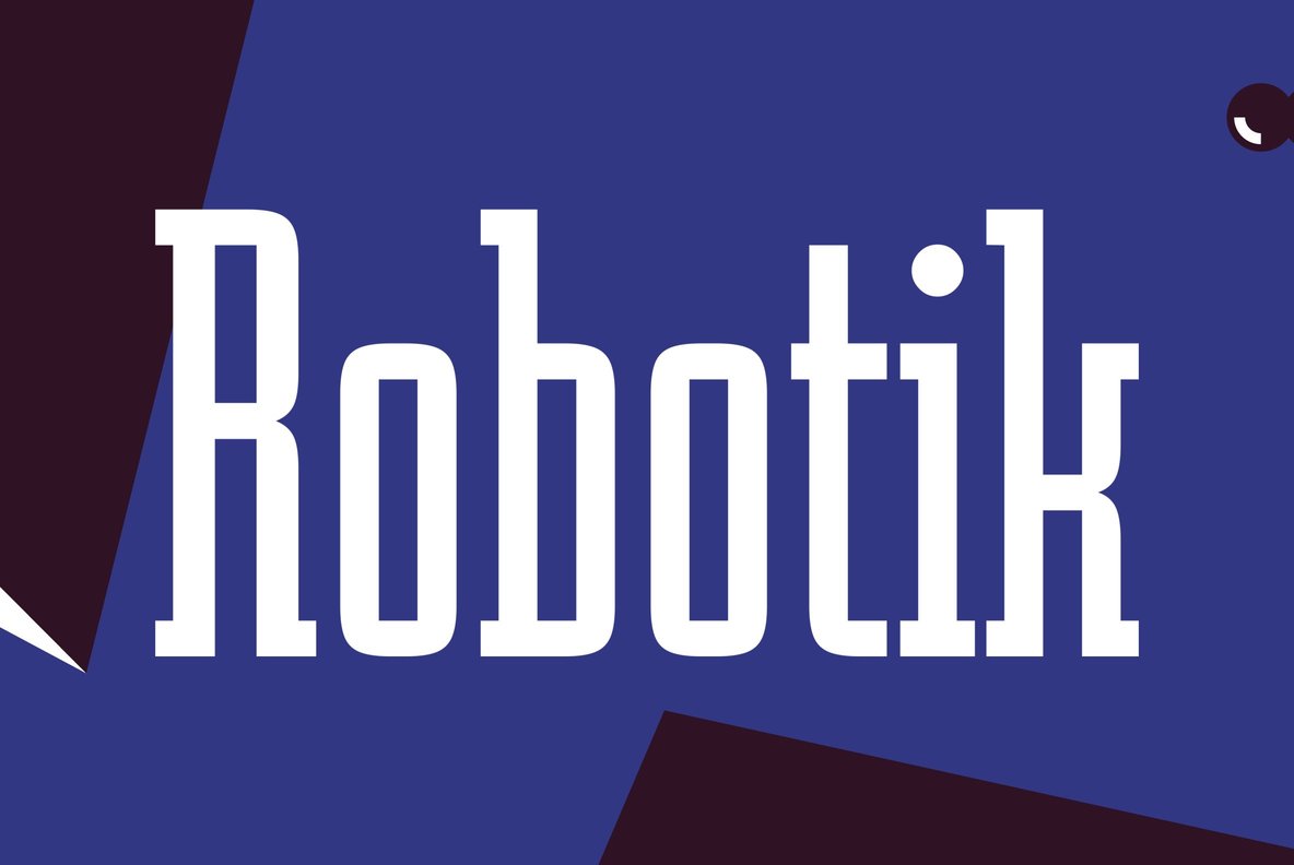 Robotik Font