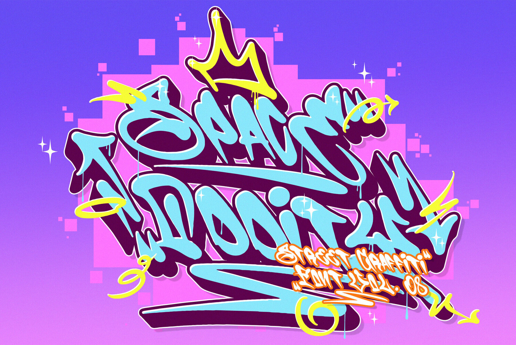 Space Oddity Graffiti 1