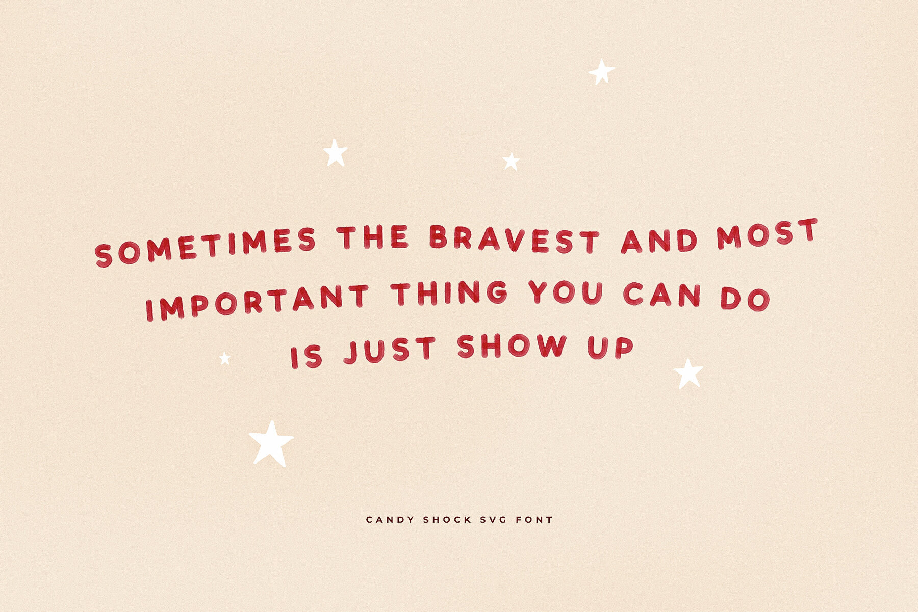 Candy Shock SVG Font 2