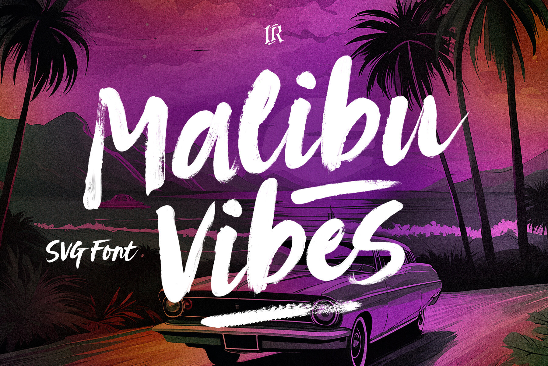 Malibu Vibes SVG Font 1