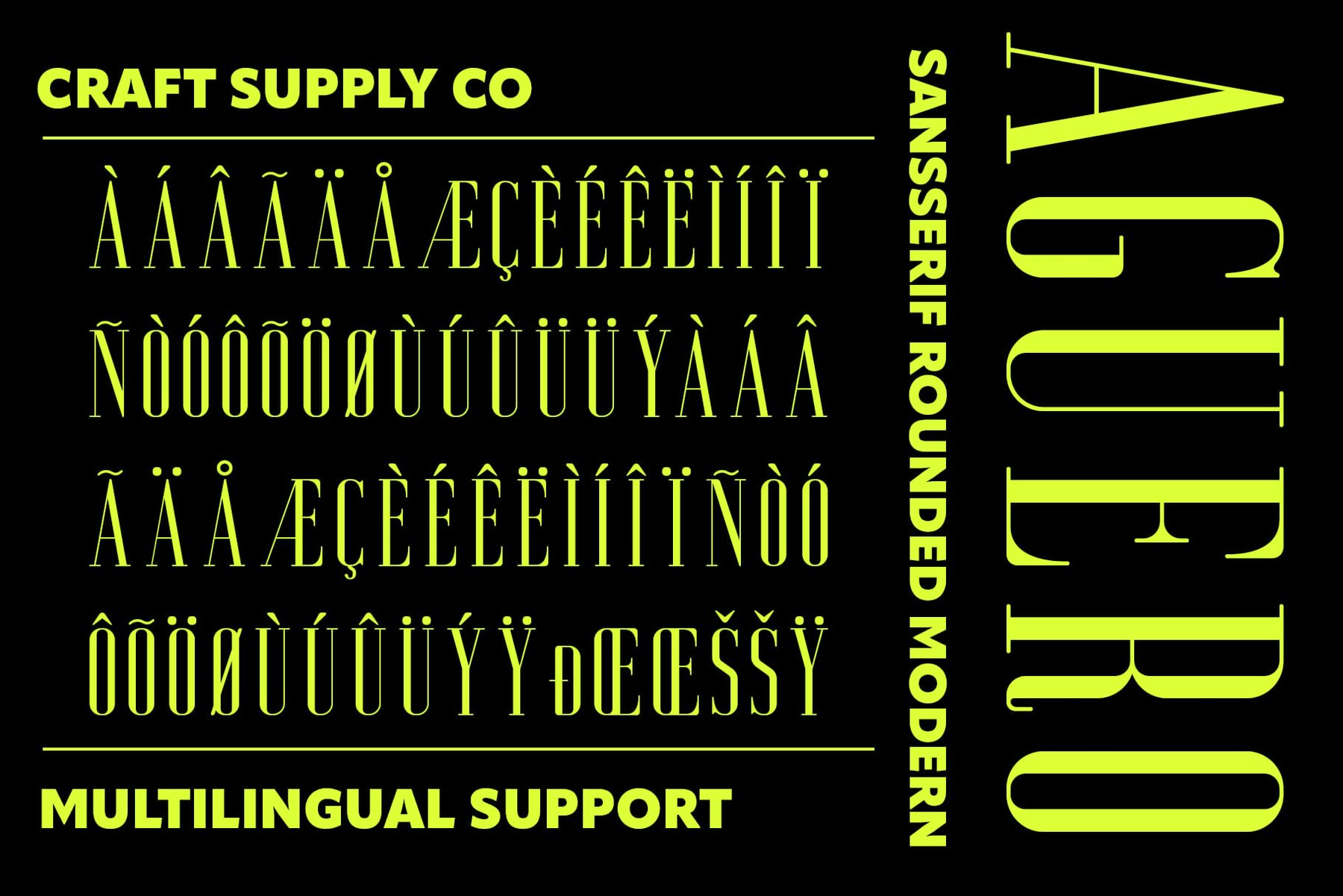 Aguero Serif Rounded 7