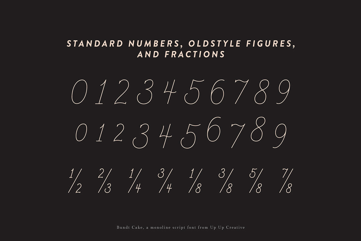 Bundt Cake Script Font 10