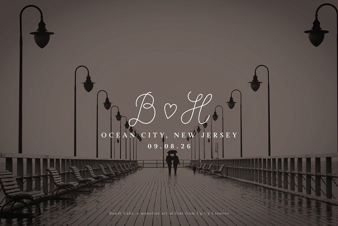 Bundt Cake Script Font 14