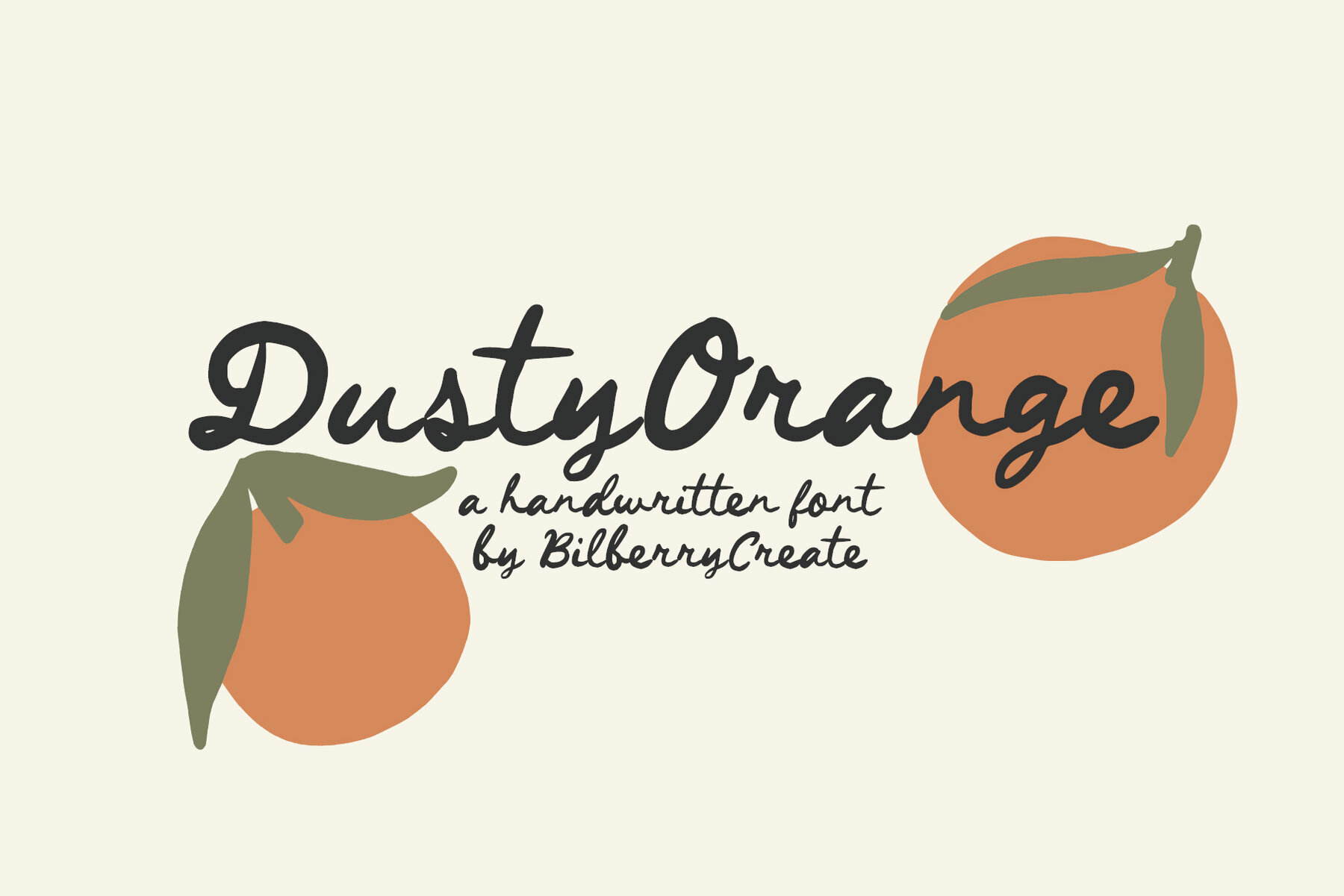 Dasty Orange Dusty Orange Font - YouWorkForThem