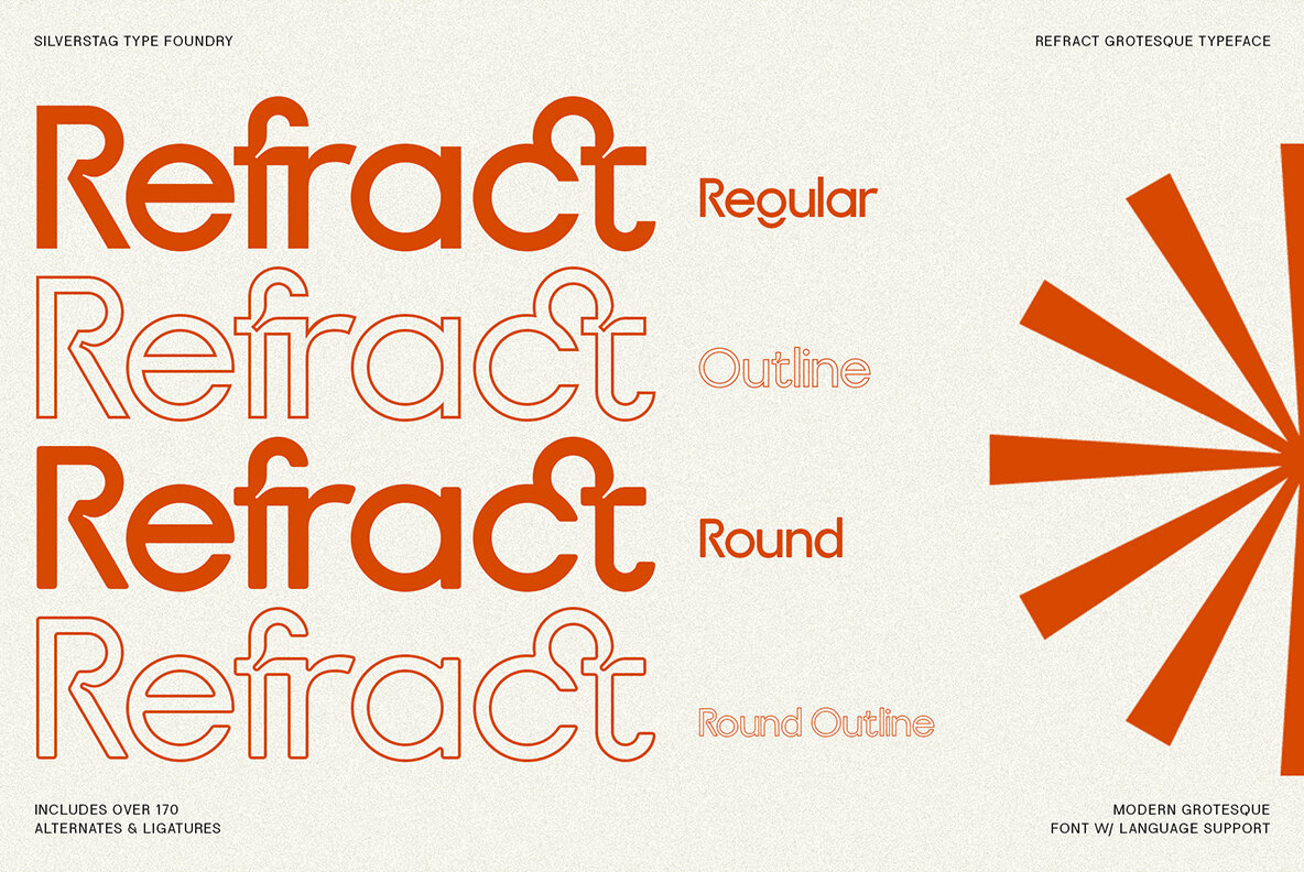 Refract Typeface 7