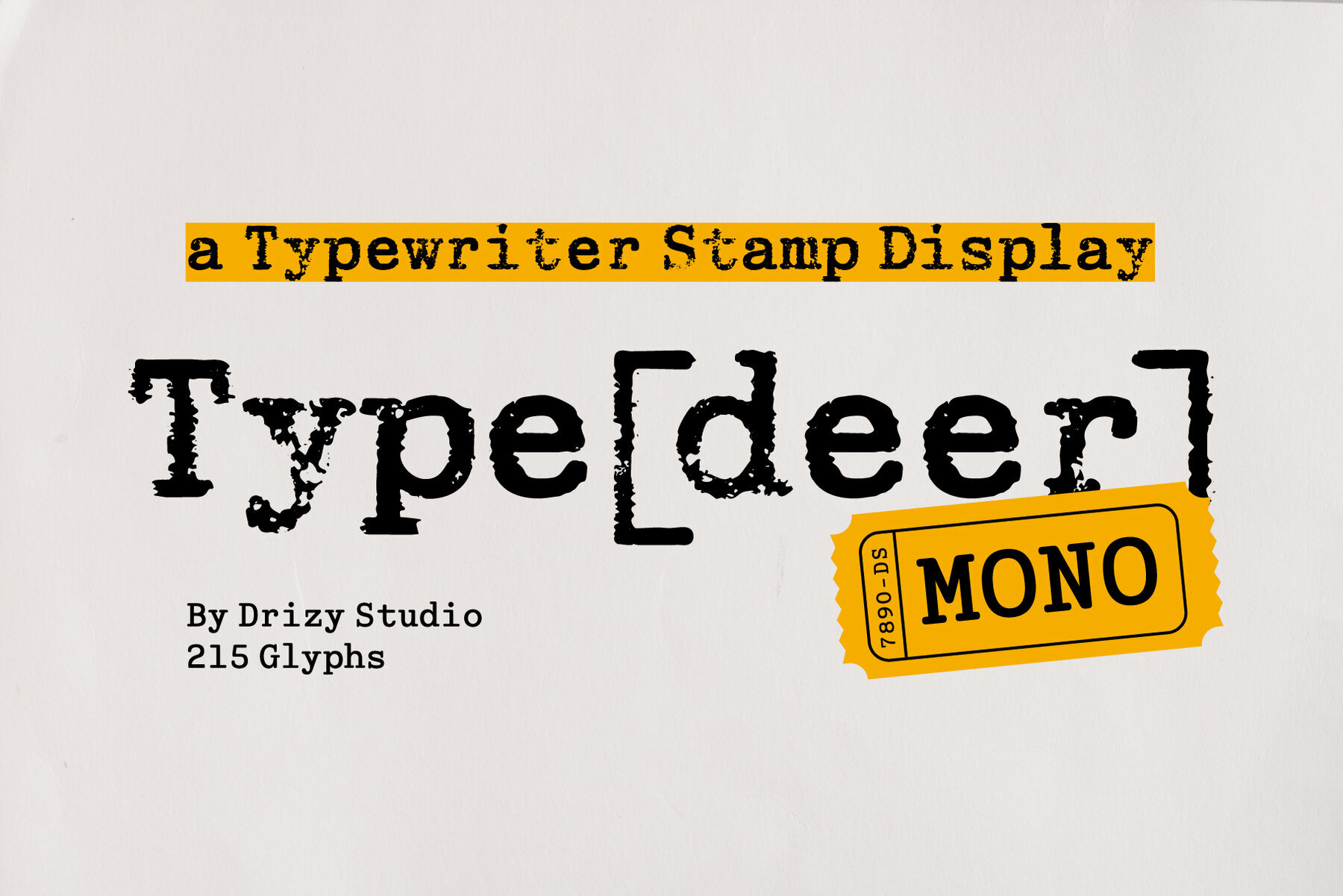 Typedeer Mono 1