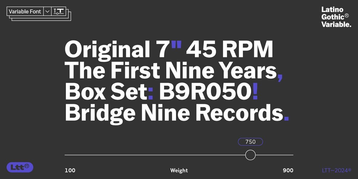 Latino Gothic Variable 2