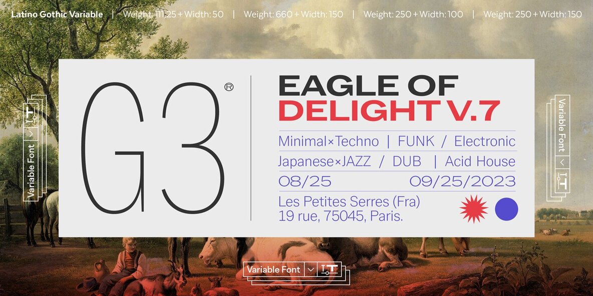 Latino Gothic Variable 5