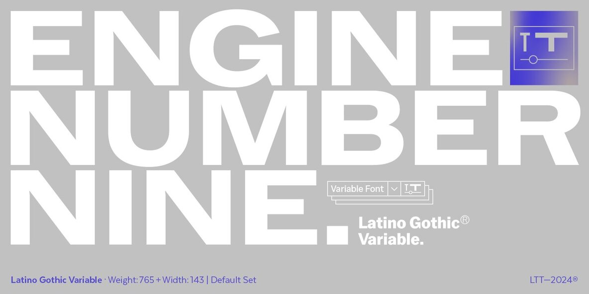 Latino Gothic Variable 9