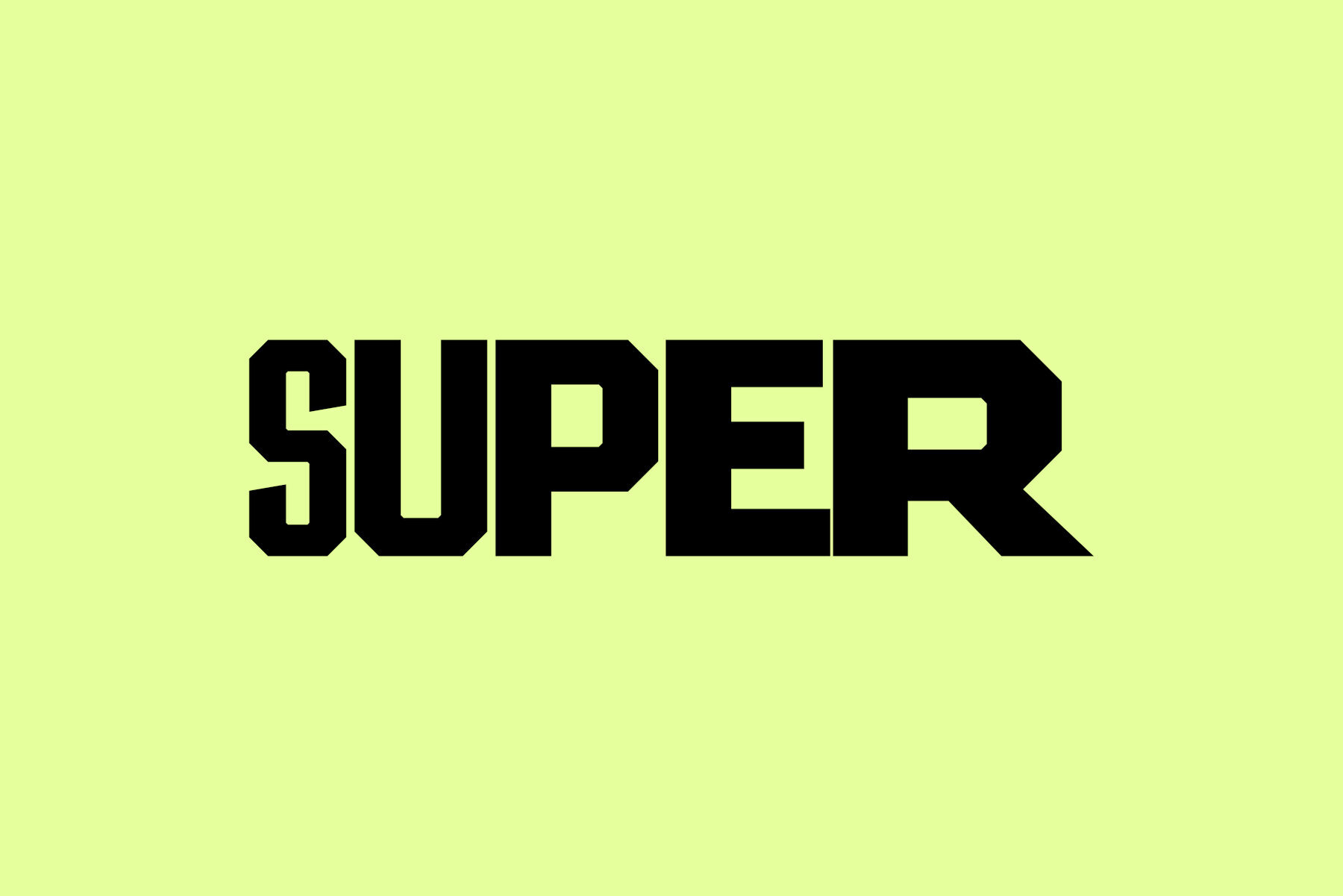 SF Super Athletic Font 1