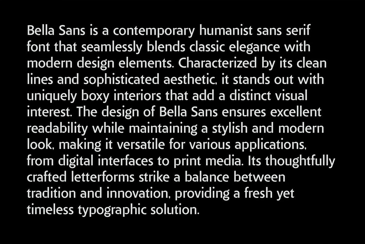 Bella Sans 2