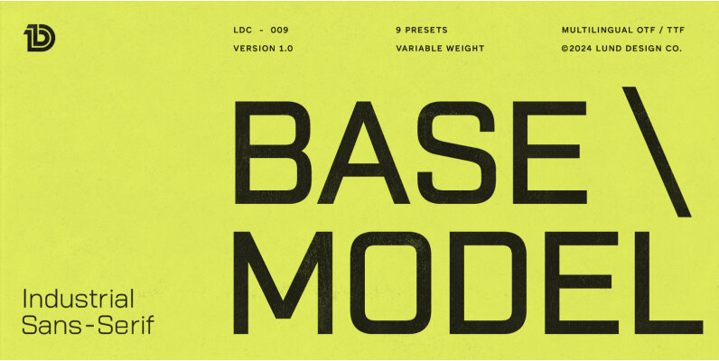 Base Model Font