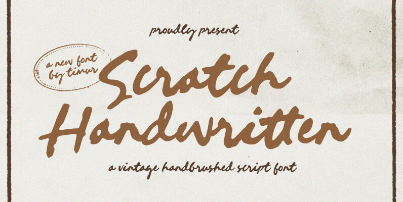 Scratch Handwritten