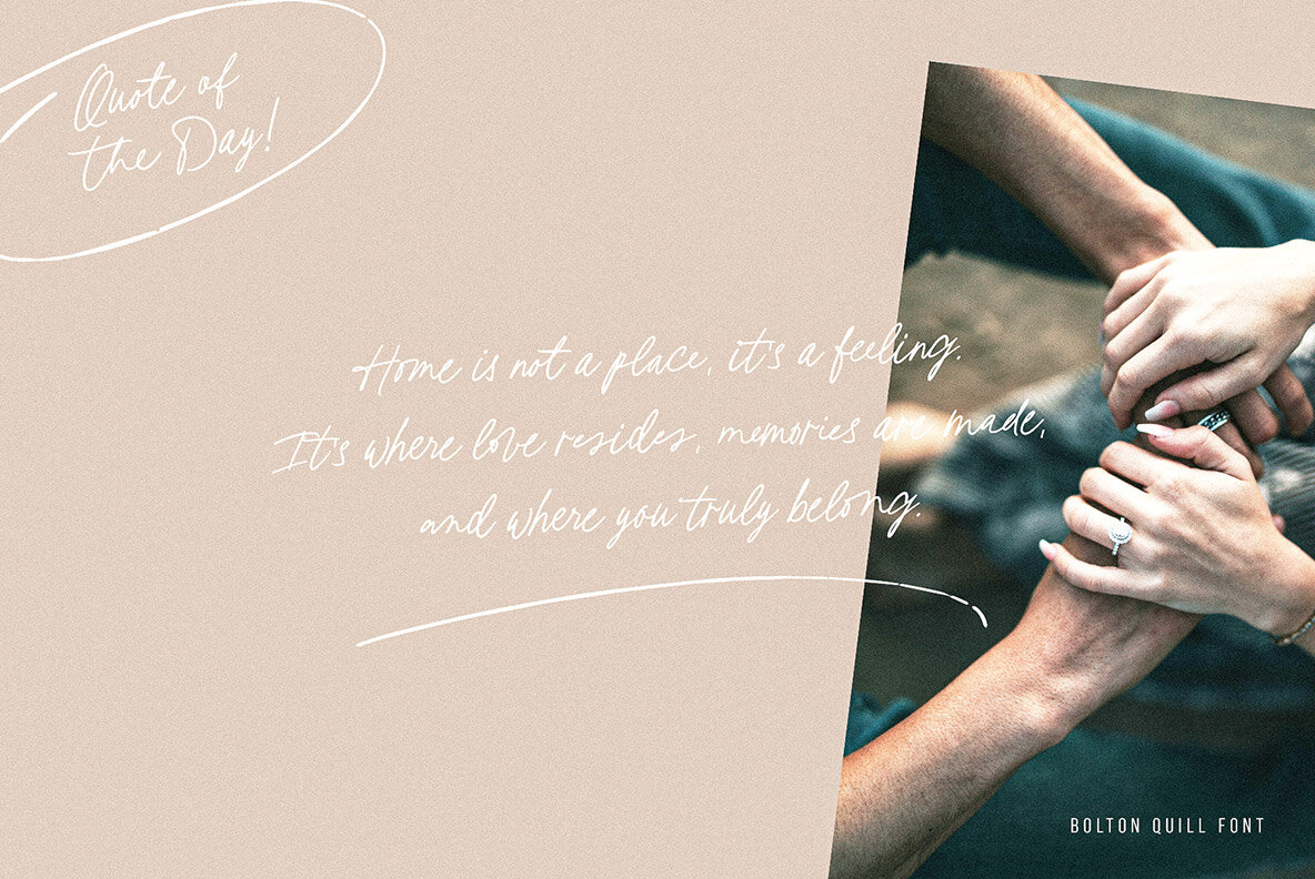 Bolton Quill Script 5