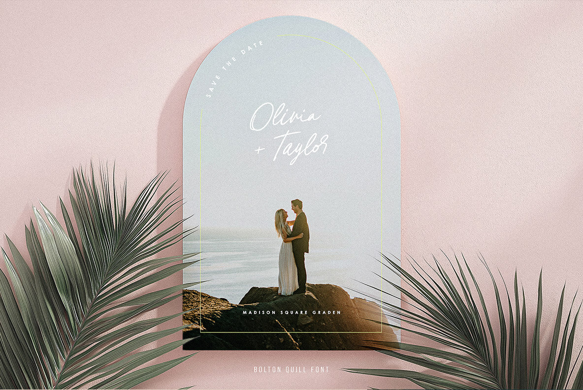 Bolton Quill Script 7