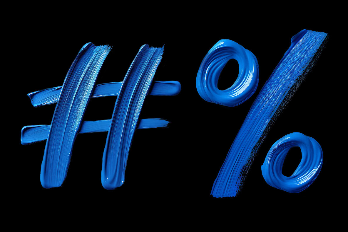 Blue Paint Stroke 10