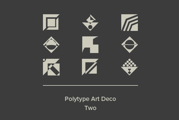 Polytype Art Deco Two Polytype Art Deco Two