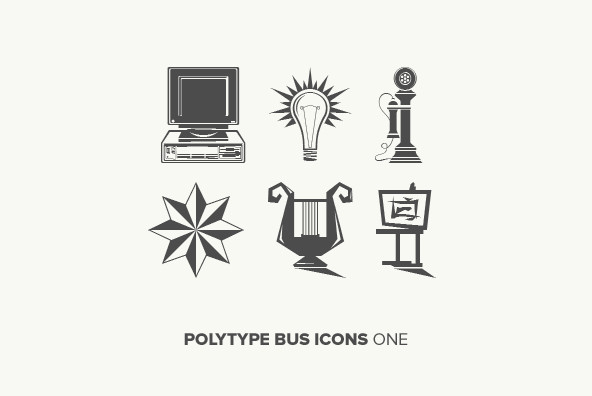Polytype Business Icon One Polytype Business Icon One