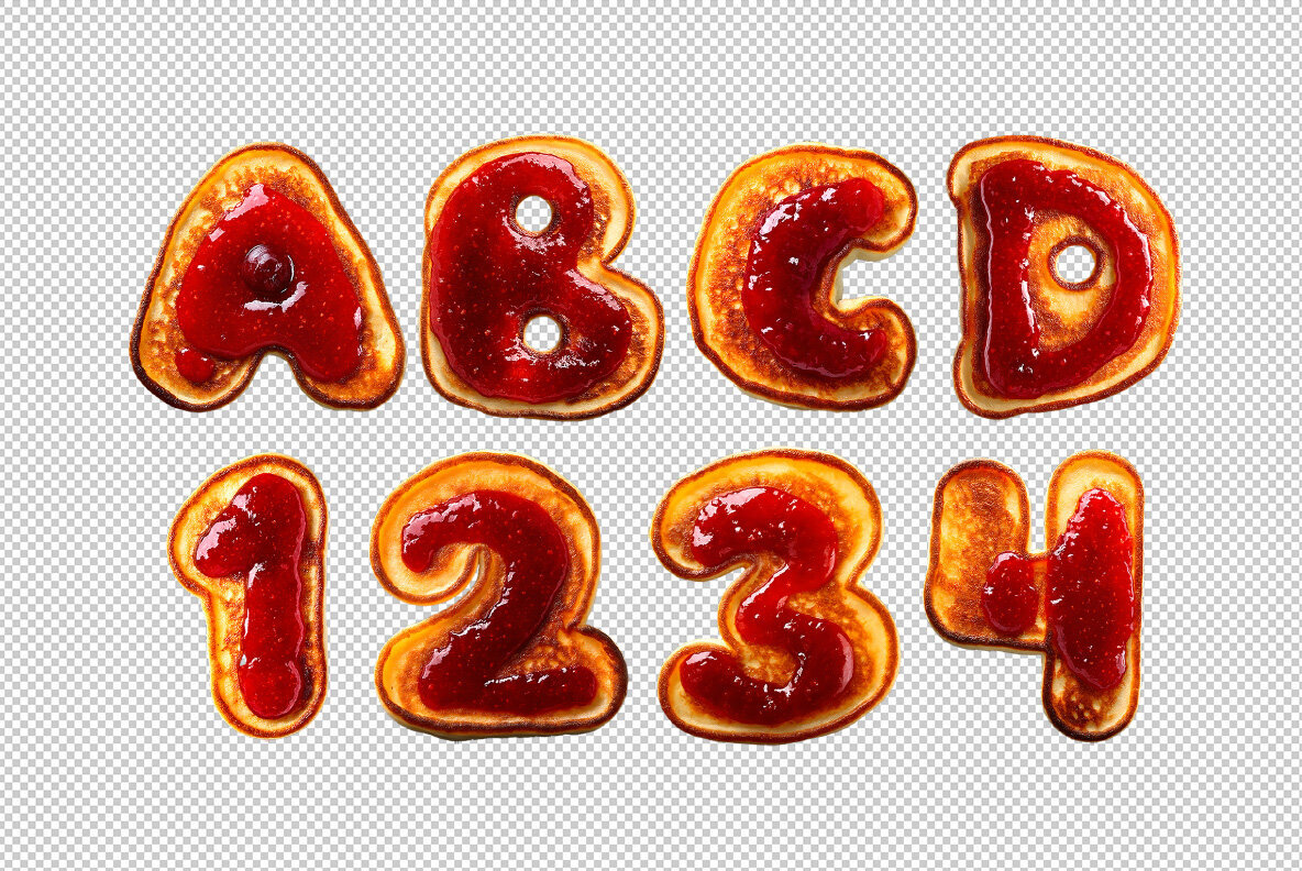 Pancake with Jam SVG 2