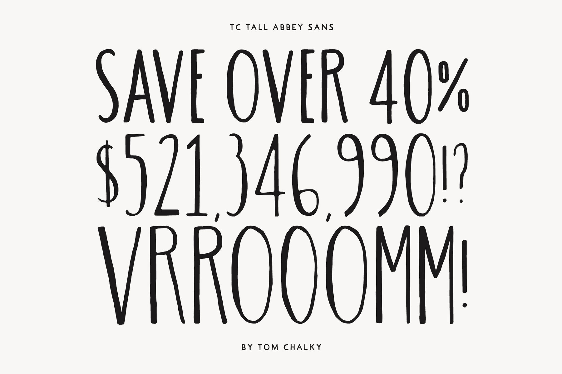 TC Tall Abbey Sans 6