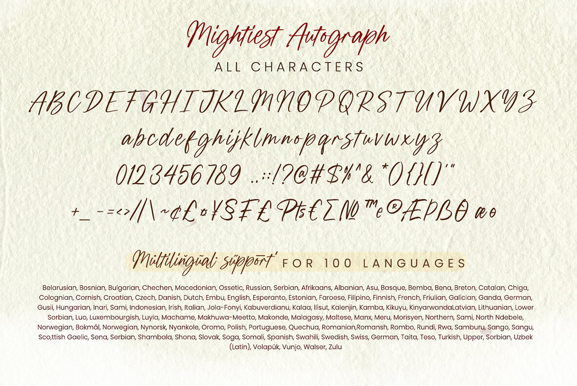 Mighties Autograph 8