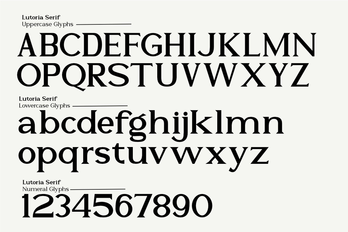 Lutoria Serif 9