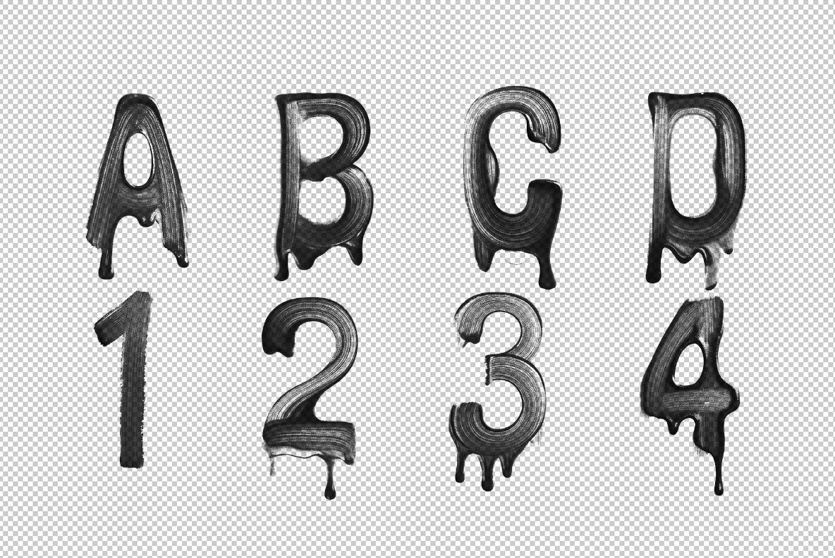 Melt Black Paint SVG 2