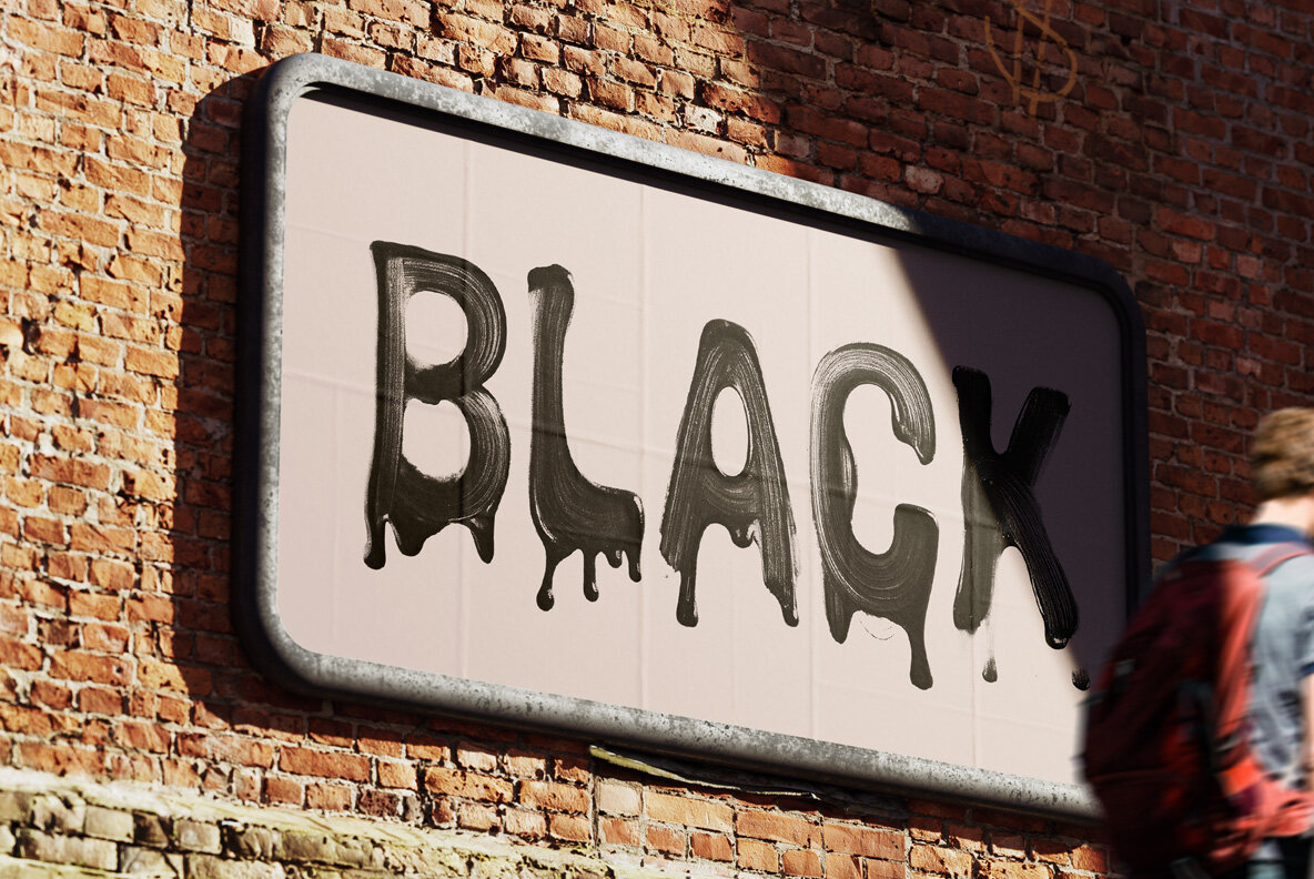 Melt Black Paint SVG 7