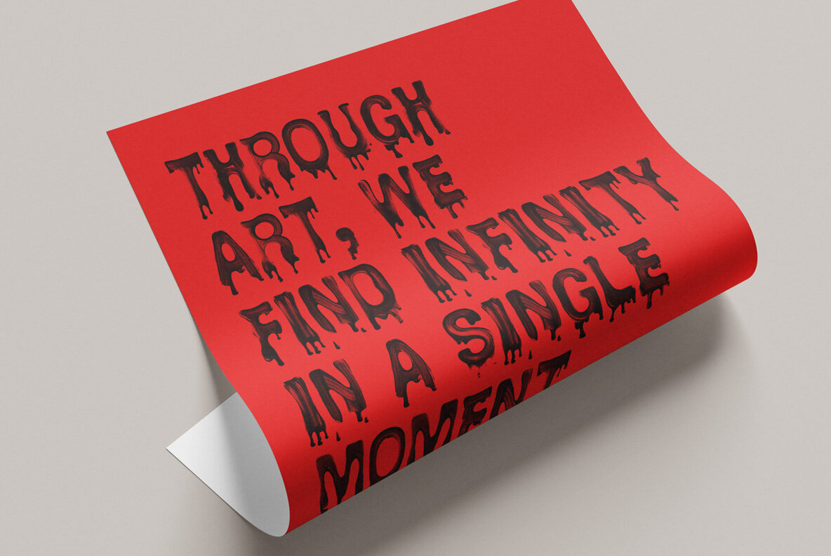 Melt Black Paint SVG 10