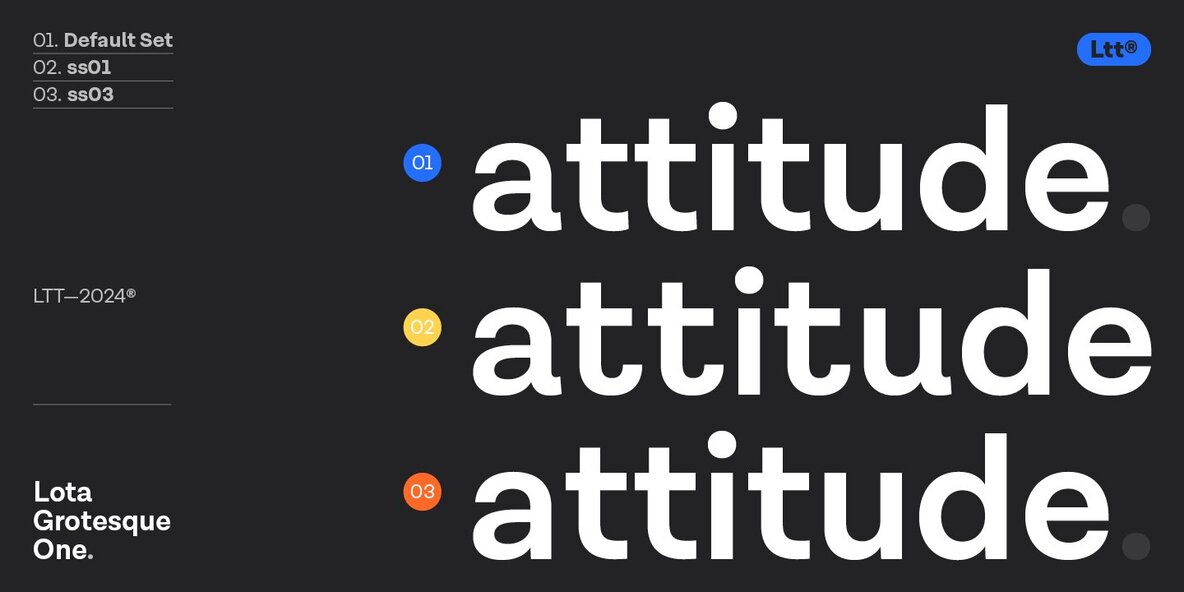 Lota Grotesque One 6