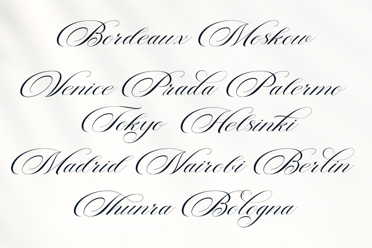 The Cartography Calligraphy 10