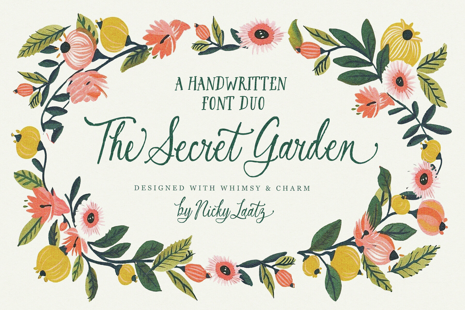 The Secret Garden Font Duo 1