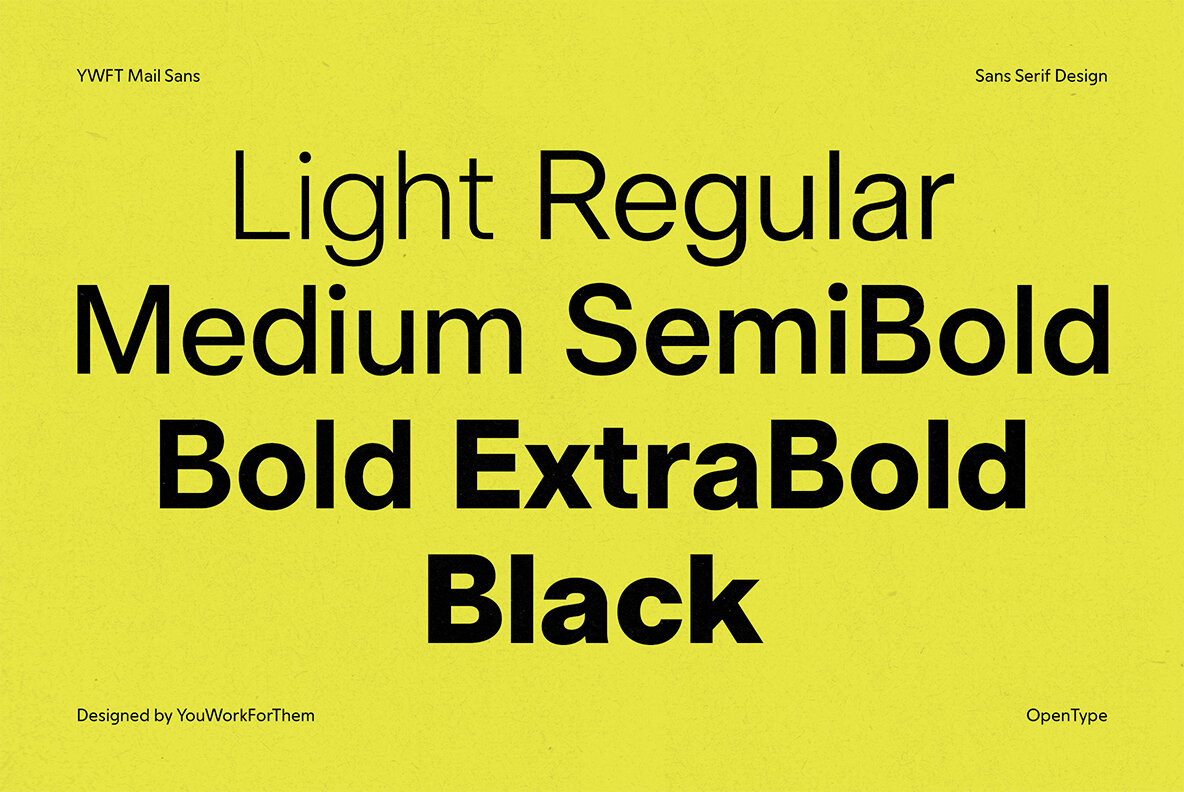 YWFT Mail Sans 8