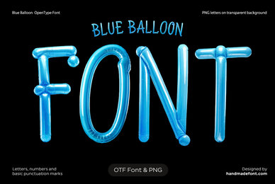 Blue Balloon SVG