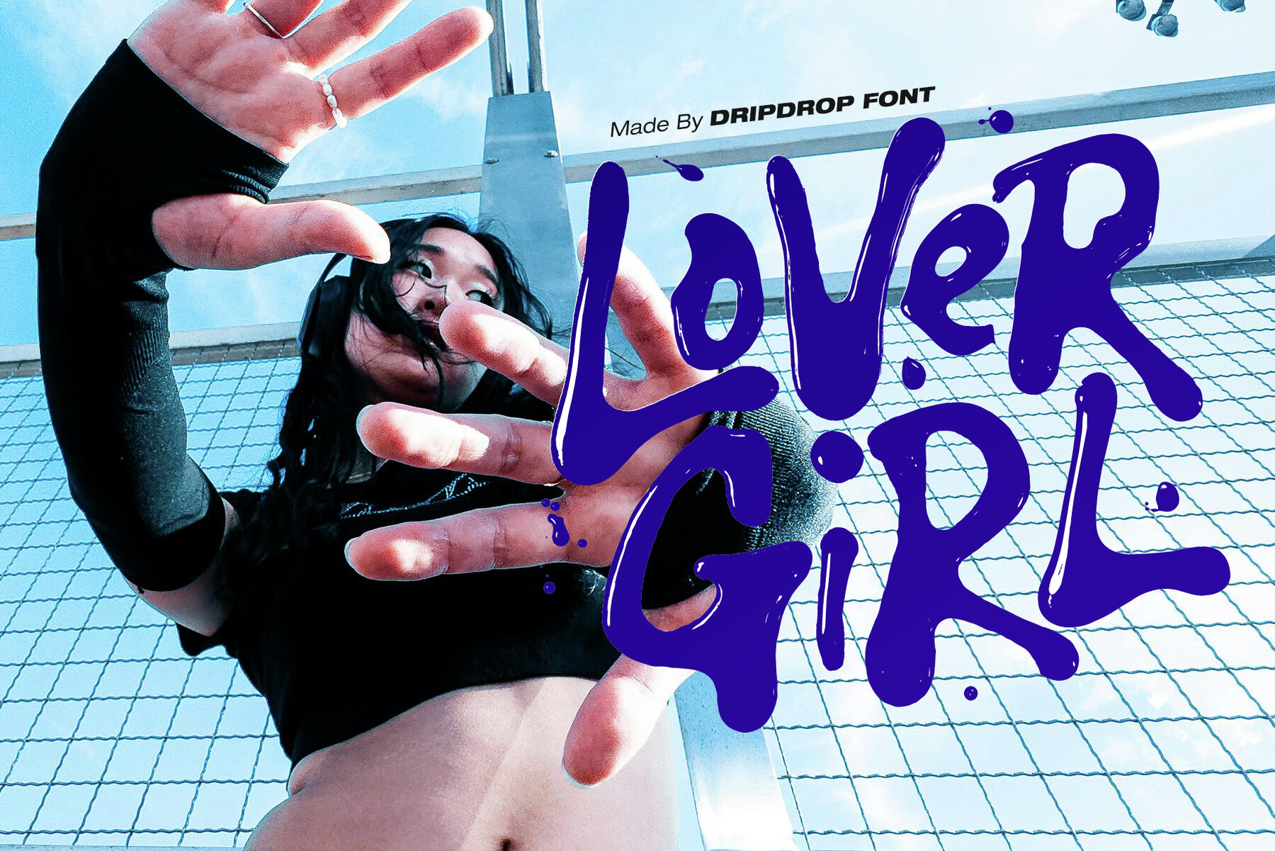 DripDrop Liquid Font Set 4