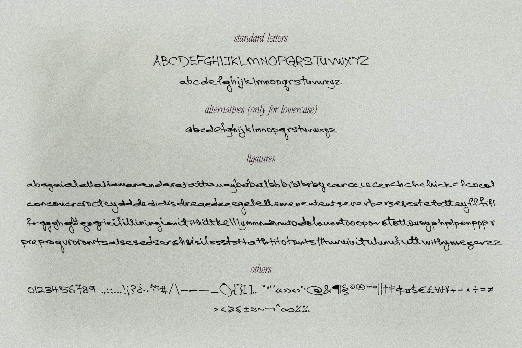 Casually Handwritten 7