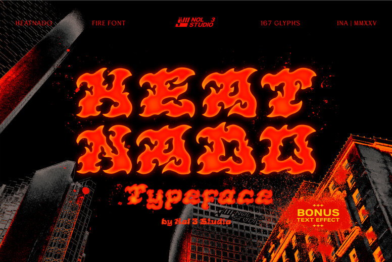 Heatnado Font