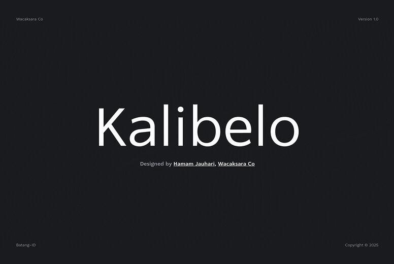 Kalibelo Font