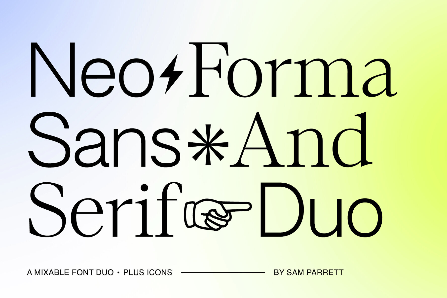 Neo Forma Font Duo 1